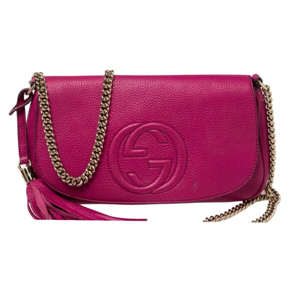 Gucci Soho Leather Shoulder Bag 675-073025 - Picture 1 of 14